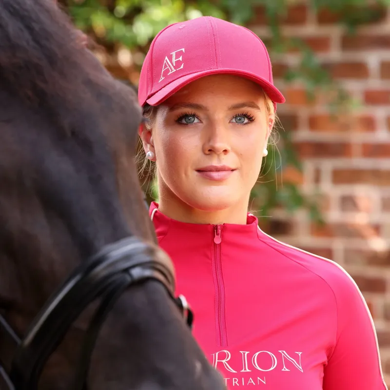 Aubrion Equestrian Baseball Cap - Dewberry-9