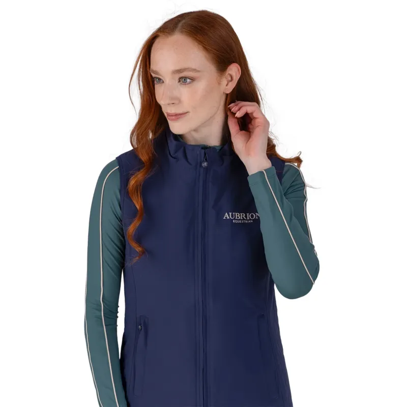 Aubrion Equestrian Womens Gilet - Midnight-3