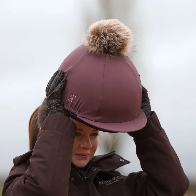 Aubrion Equestrian Hat Silk - Espresso-6