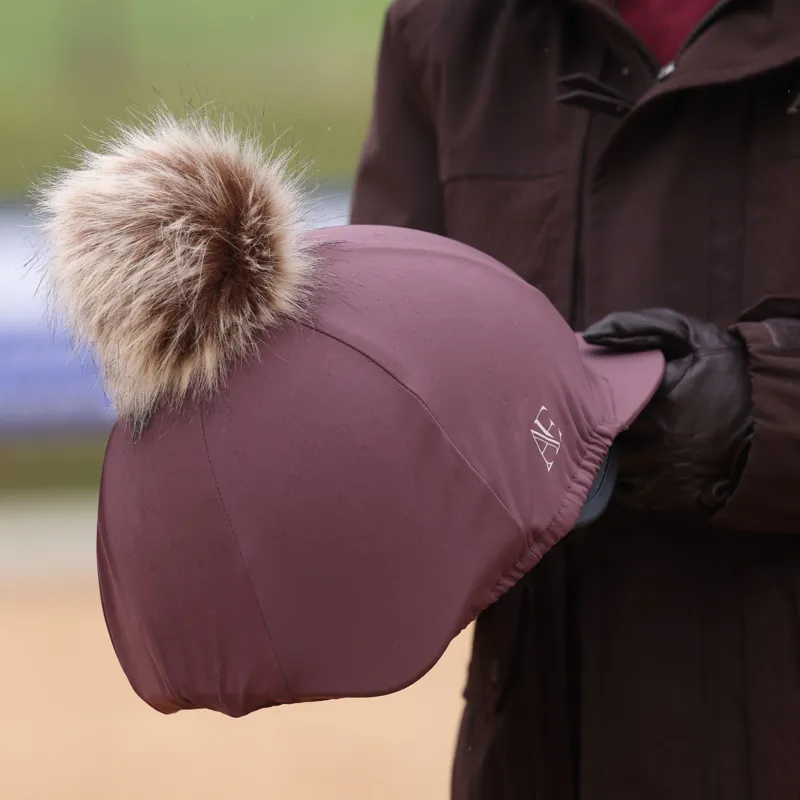 Aubrion Equestrian Hat Silk - Espresso-7