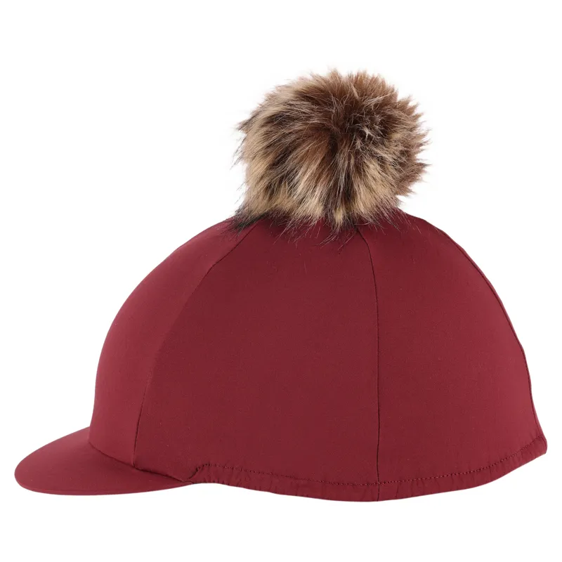 Aubrion Equestrian Hat Silk - Port-2