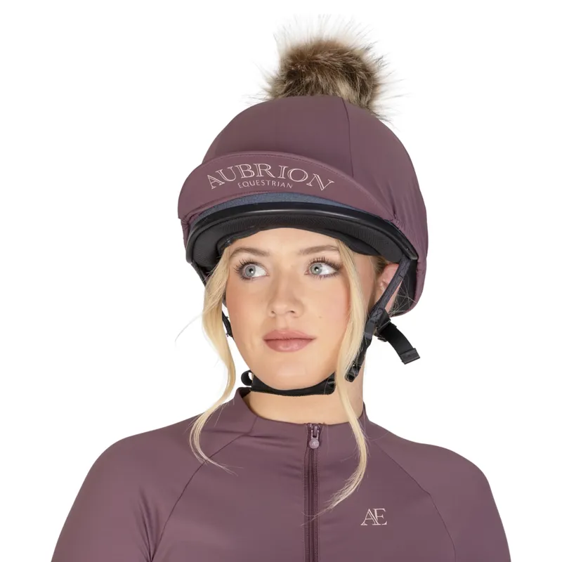 Aubrion Equestrian Hat Silk - Thistle-4