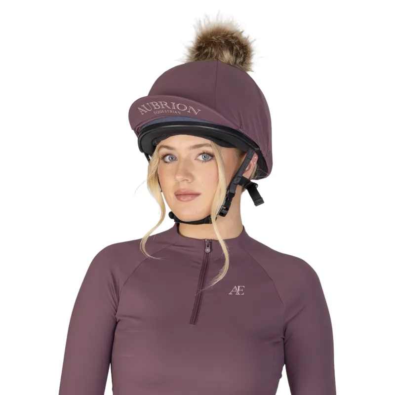 Aubrion Equestrian Hat Silk - Thistle-5