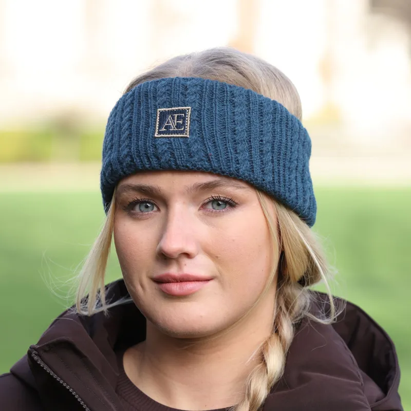 Aubrion Equestrian Womens Headband - Estate Blue-1