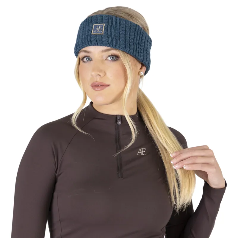 Aubrion Equestrian Womens Headband - Estate Blue-5