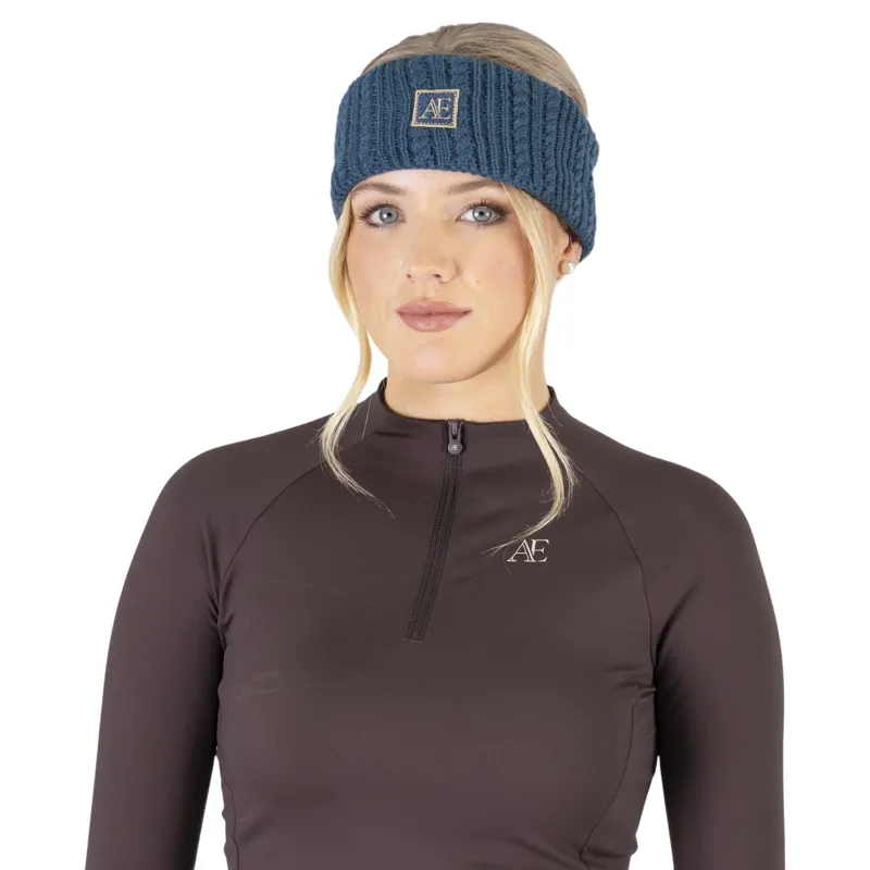 Aubrion Equestrian Womens Headband - Estate Blue-4