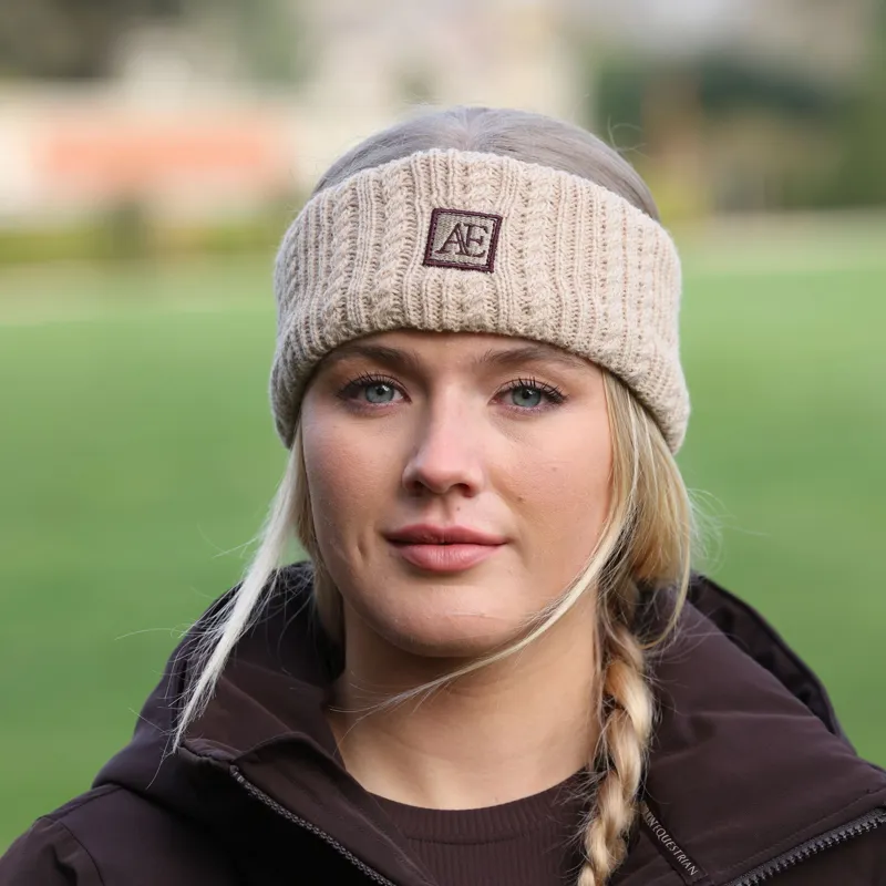 Aubrion Equestrian Womens Headband - Oat-1