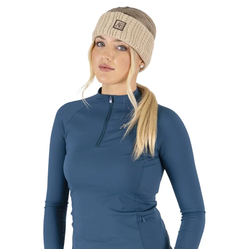 Aubrion Equestrian Womens Headband - Oat-5