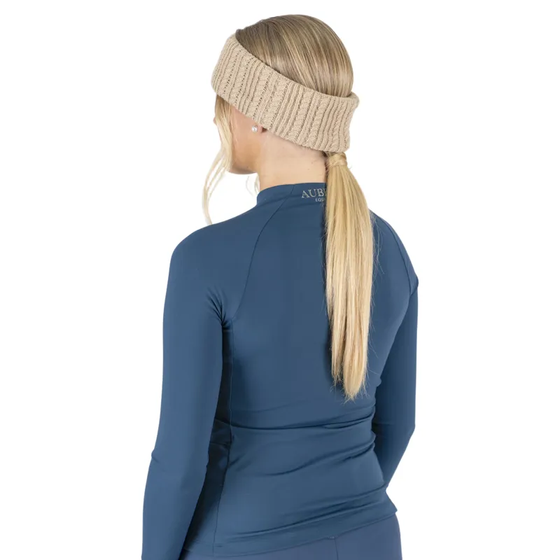 Aubrion Equestrian Womens Headband - Oat-6