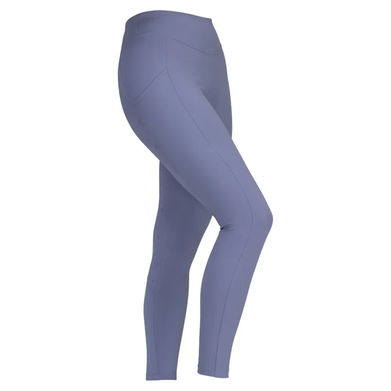 Aubrion Equestrian Full Grip Womens Riding Tights - Storm-1