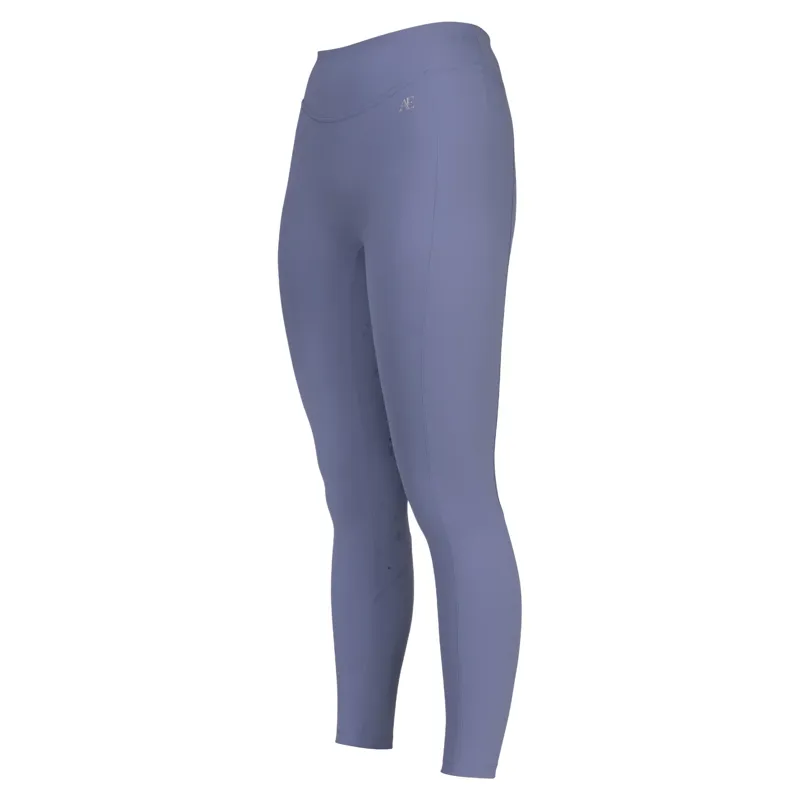 Aubrion Equestrian Full Grip Womens Riding Tights - Storm
