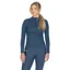Aubrion Equestrian Winter Long Sleeve Womens Base Layer - Estate Blue