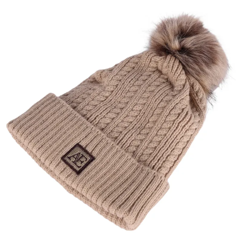 Aubrion Equestrian Knit Beanie - Oat