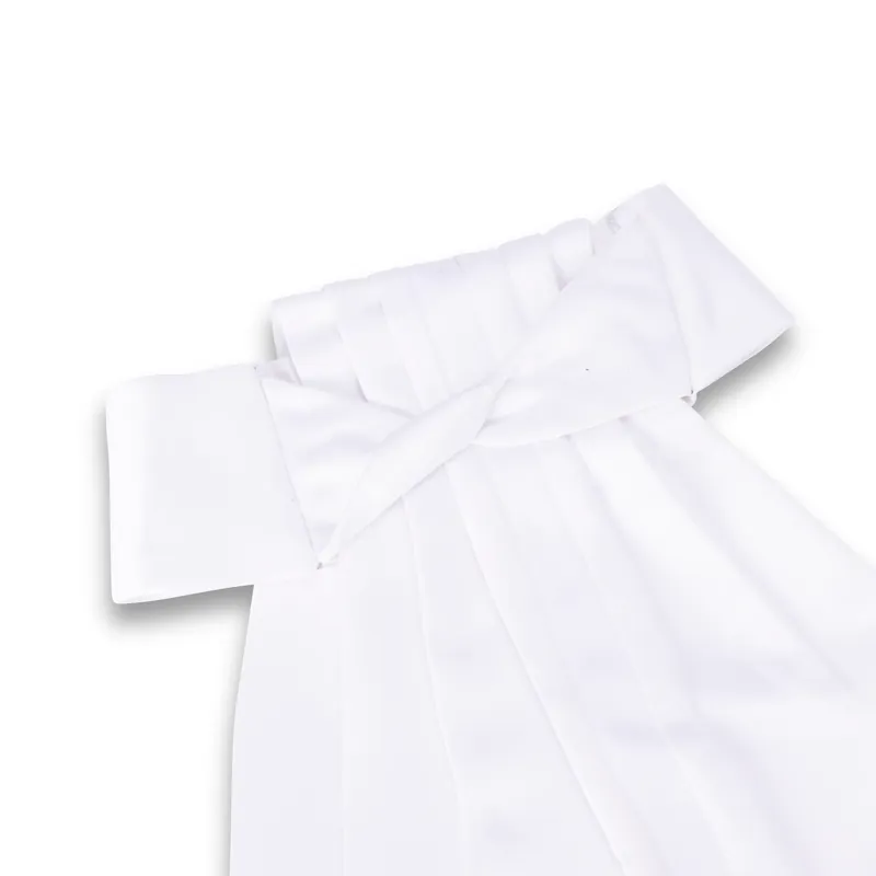 Aubrion Hampton Ready Tied Show Stock - White-2