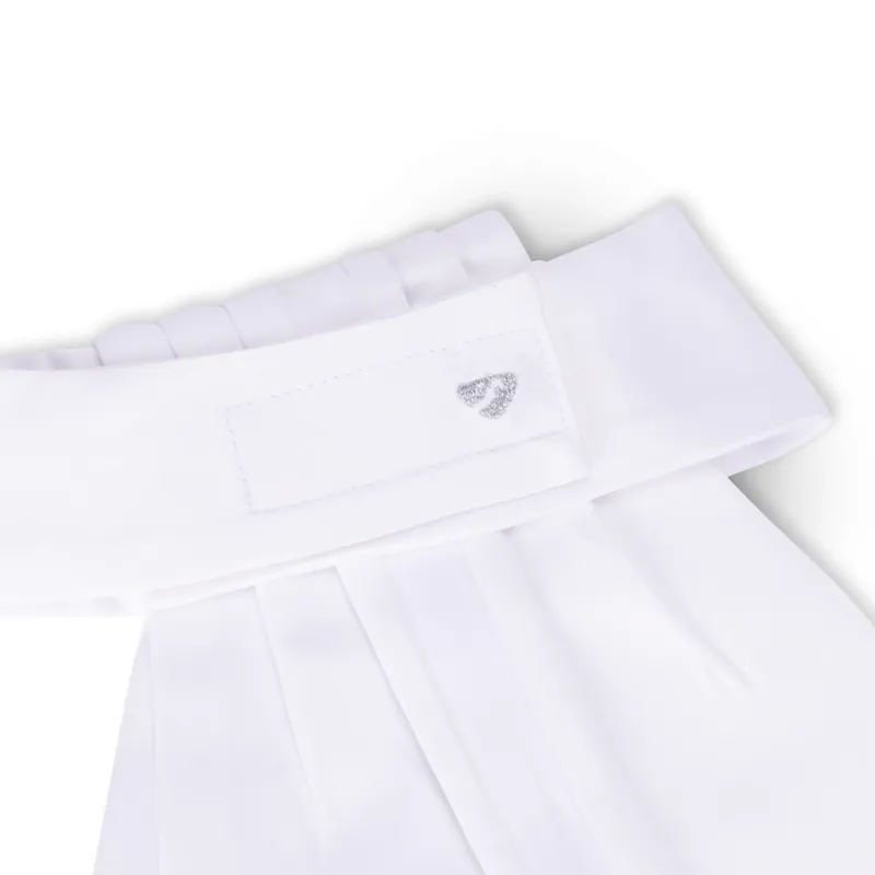 Aubrion Hampton Ready Tied Show Stock - White-3