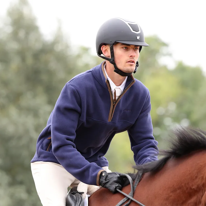 Aubrion Core Mens Half Zip Fleece - Navy-4