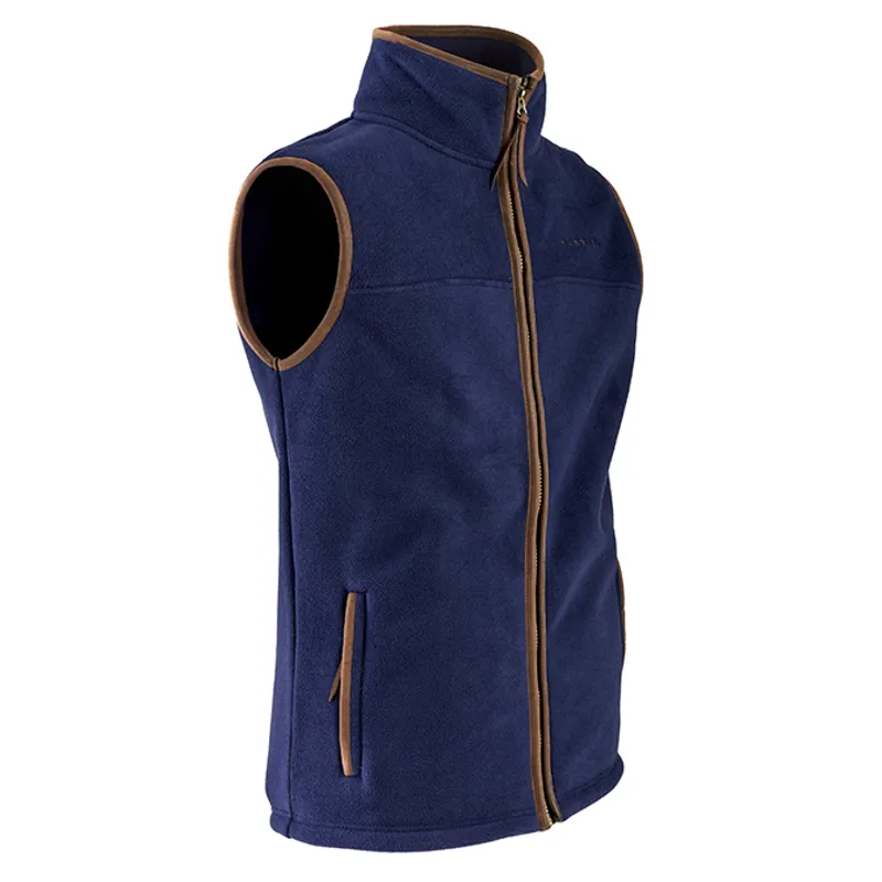 Aubrion Core Mens Fleece Gilet - Navy-2