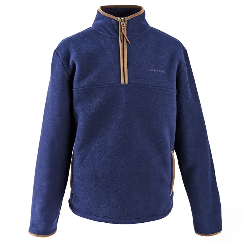 Aubrion Core Mens Half Zip Fleece - Navy