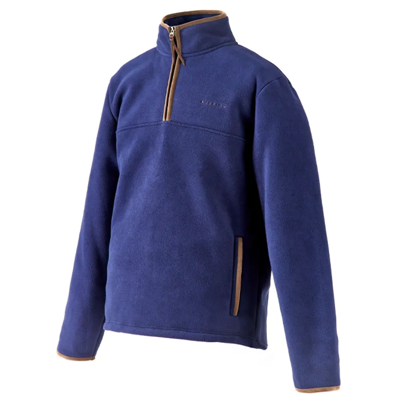 Aubrion Core Mens Half Zip Fleece - Navy-6
