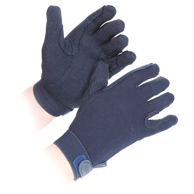 Aubrion Newbury Junior Riding Gloves - Navy-1