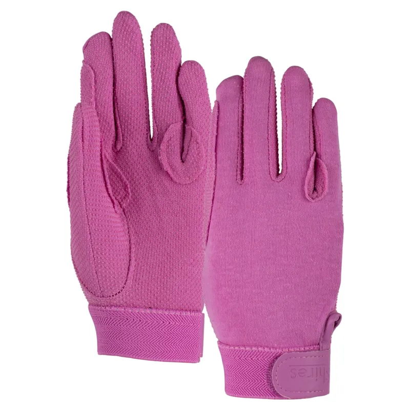 Aubrion Newbury Junior Riding Gloves - Pink
