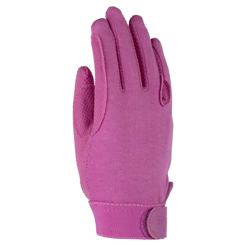 Aubrion Newbury Junior Riding Gloves - Pink-3