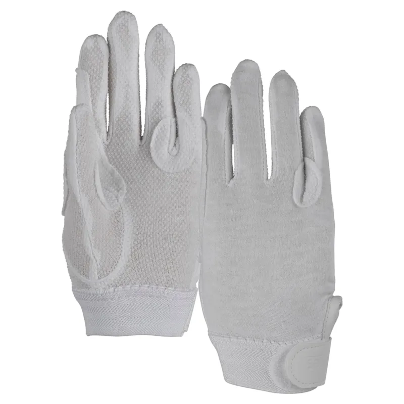 Aubrion Newbury Junior Riding Gloves - White