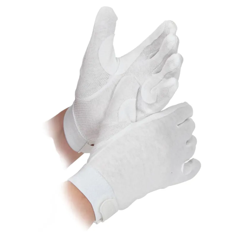 Aubrion Newbury Junior Riding Gloves - White-1