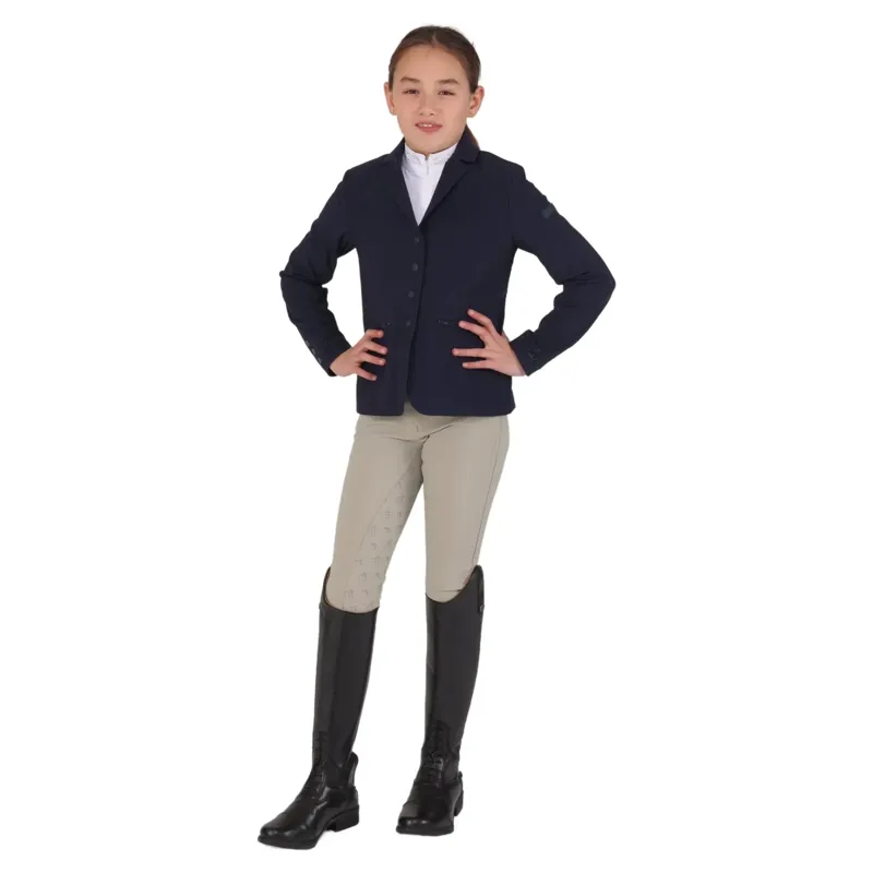 Aubrion Optima-GX Young Rider Show Jacket - Navy-1