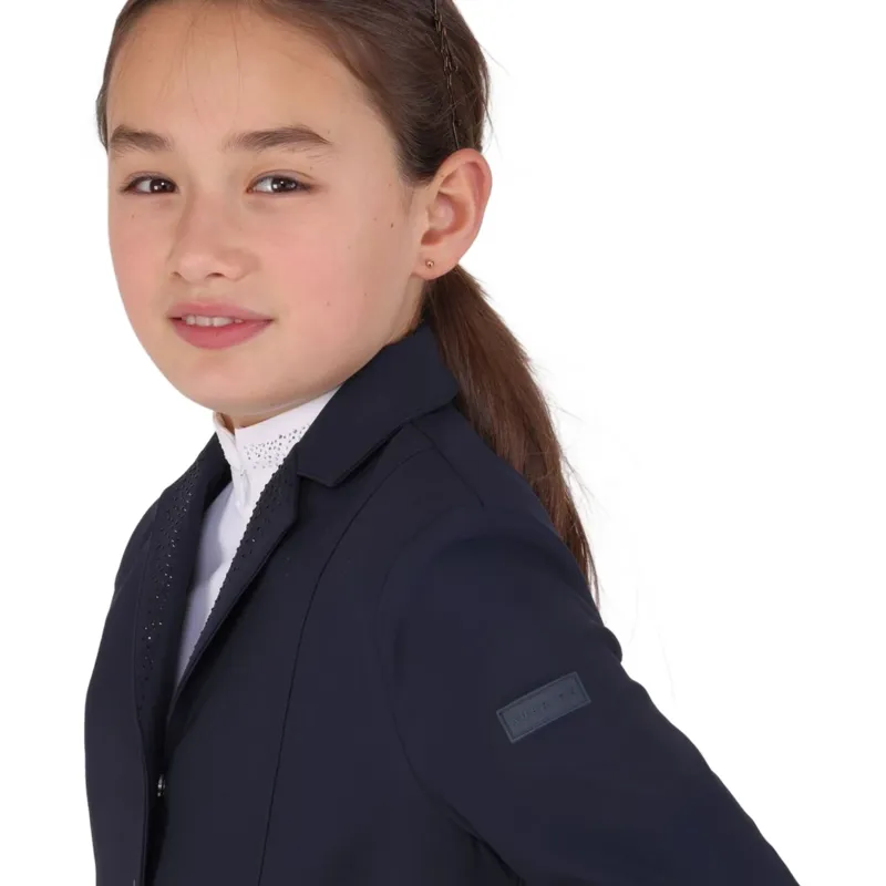 Aubrion Optima-GX Young Rider Show Jacket - Navy-2
