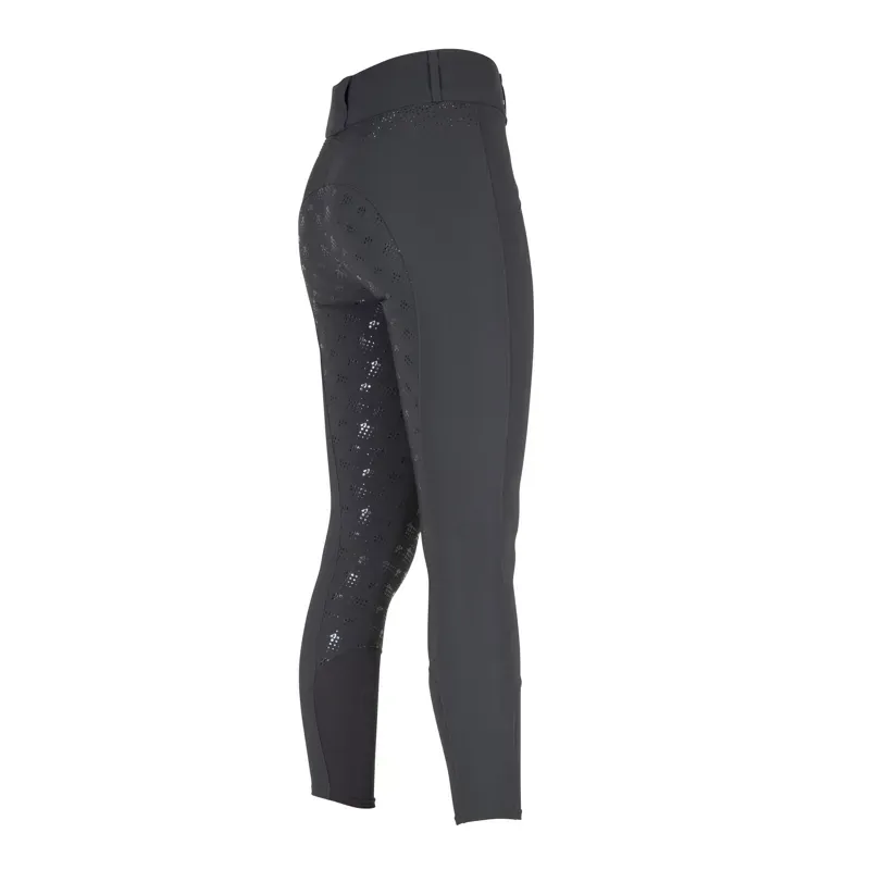Aubrion Optima GX Womens Full Grip Breeches - Black-6
