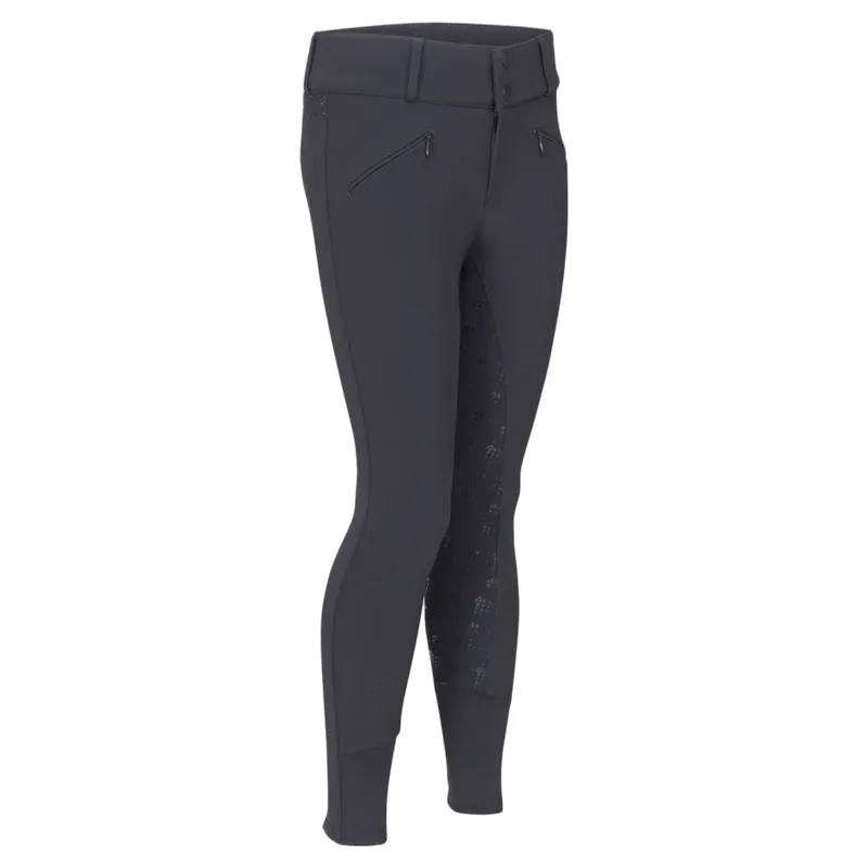 Aubrion Optima GX Young Rider Full Grip Breeches - Black