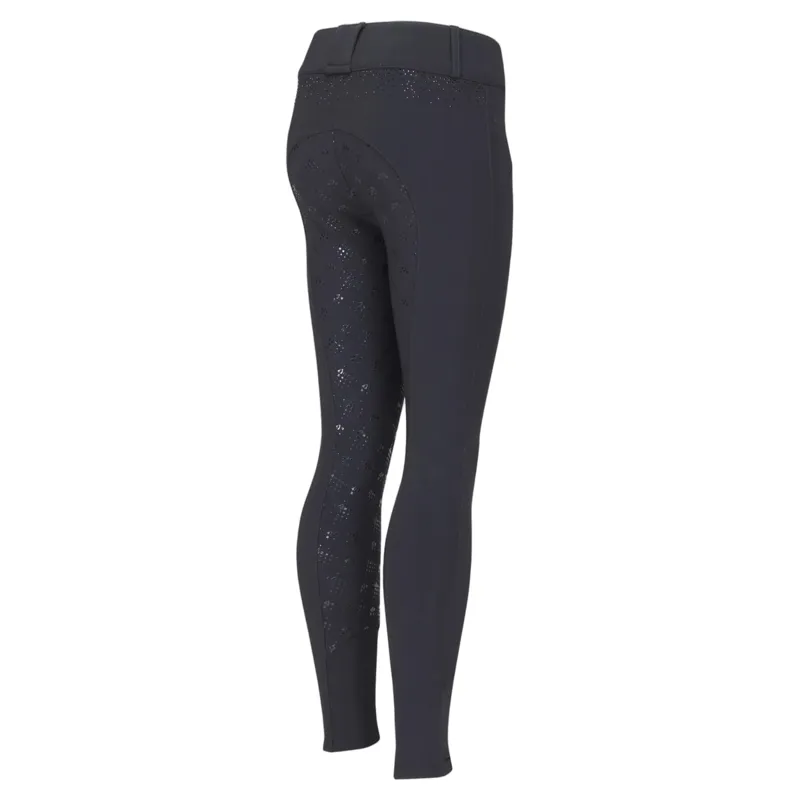Aubrion Optima GX Young Rider Full Grip Breeches - Black-1