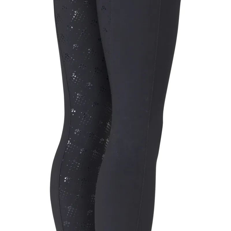 Aubrion Optima GX Young Rider Full Grip Breeches - Black-2