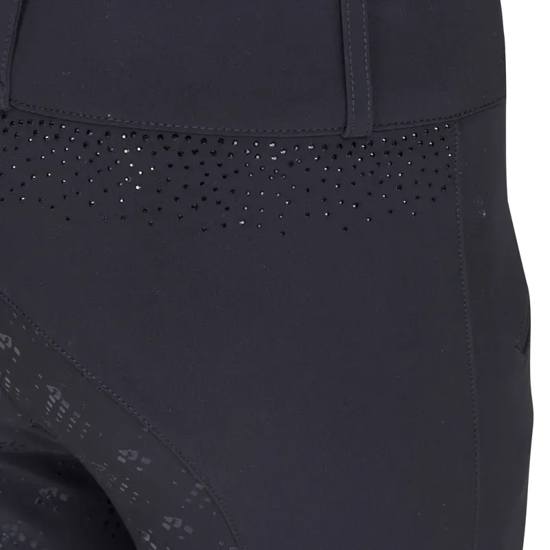 Aubrion Optima GX Young Rider Full Grip Breeches - Black-3