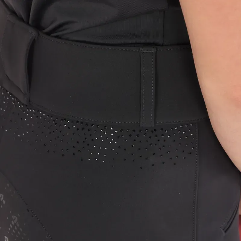Aubrion Optima GX Young Rider Full Grip Breeches - Black-6