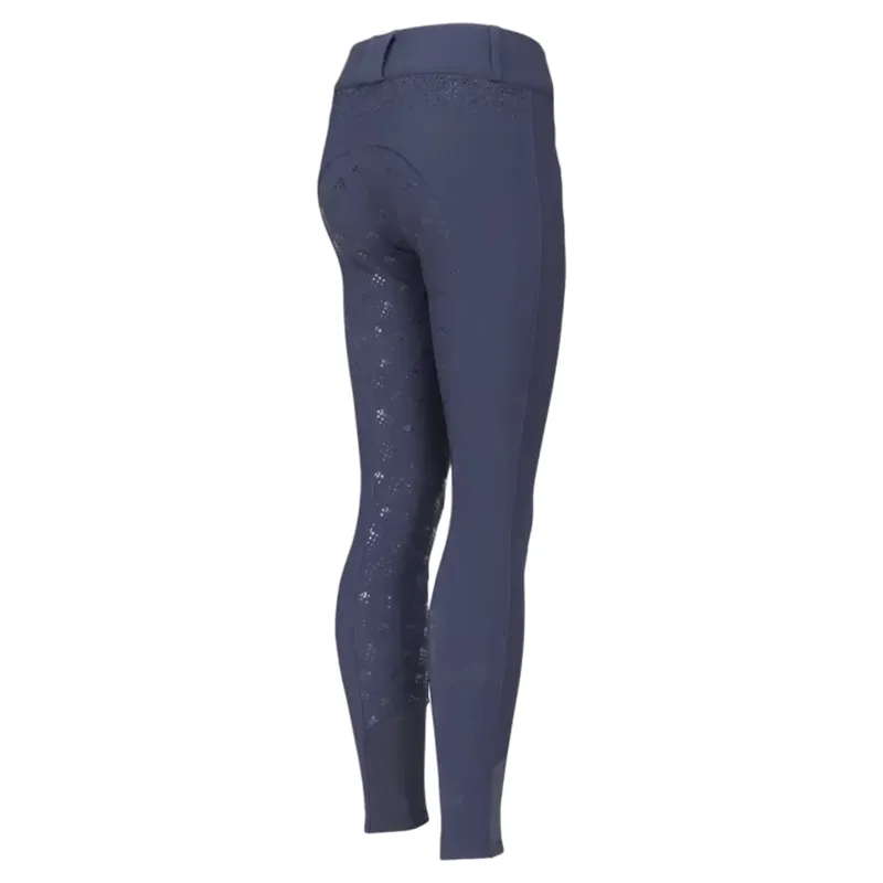 Aubrion Optima GX Young Rider Full Grip Breeches - Navy-1
