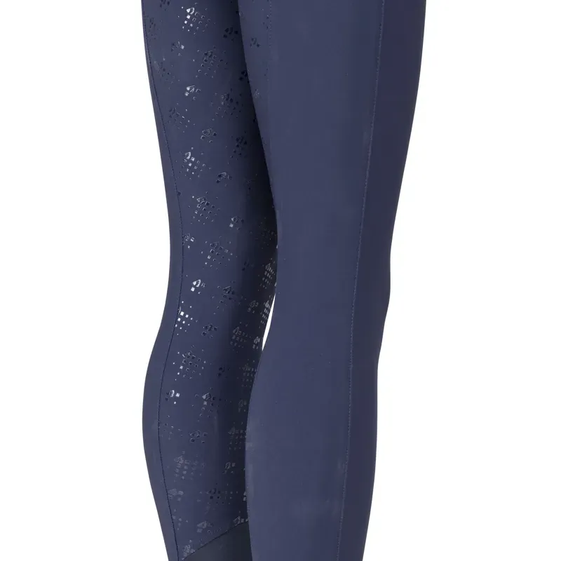 Aubrion Optima GX Young Rider Full Grip Breeches - Navy-2