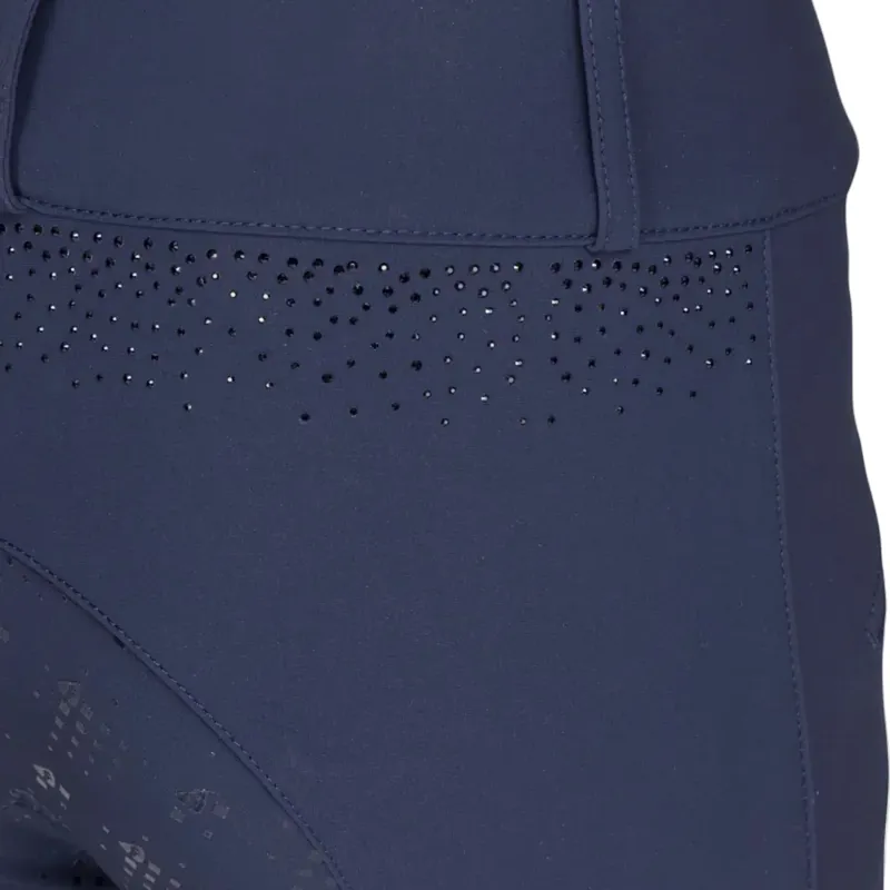 Aubrion Optima GX Young Rider Full Grip Breeches - Navy-4
