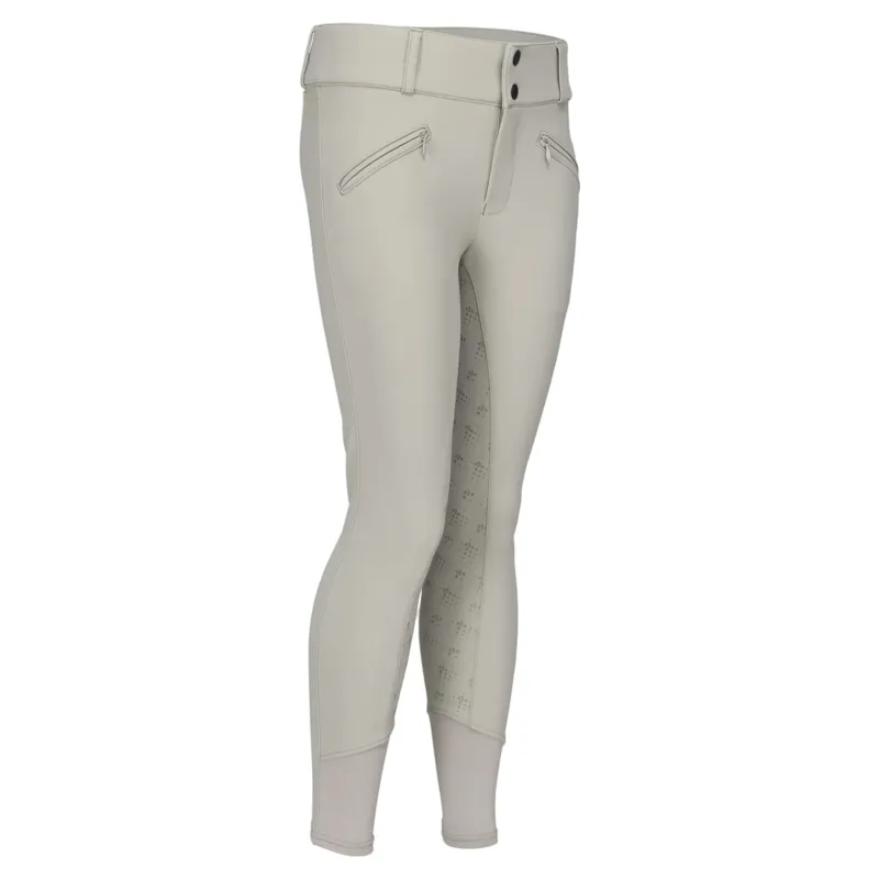 Aubrion Optima GX Young Rider Full Grip Competition Breeches - Beige