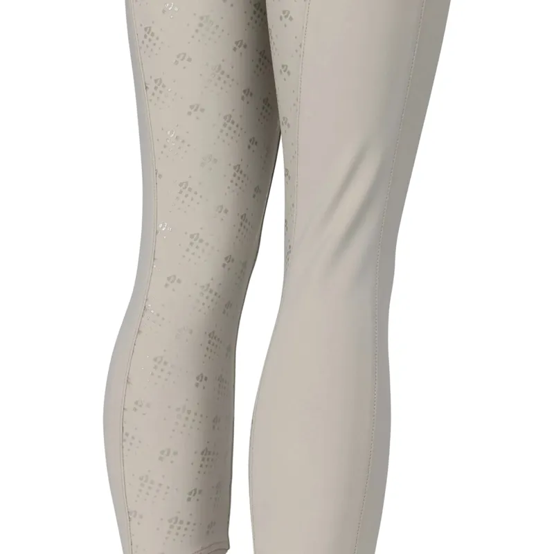 Aubrion Optima GX Young Rider Full Grip Competition Breeches - Beige-3