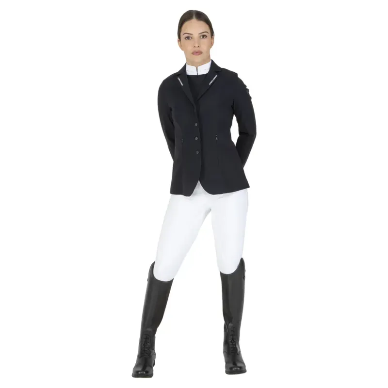 Aubrion Optima LX Full Grip Womens Competition Breeches - White-7
