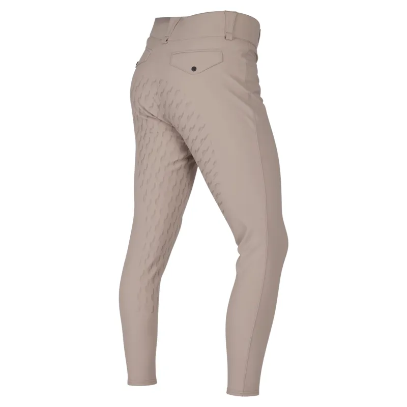 Aubrion Optima MX Mens Full Grip Breeches - Beige-1
