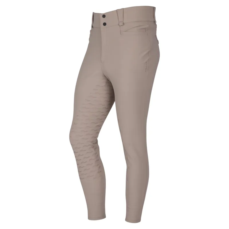 Aubrion Optima MX Mens Full Grip Breeches - Beige