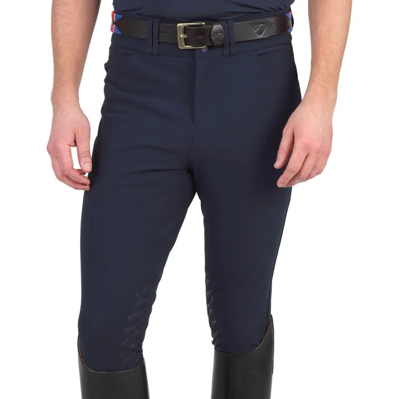 Aubrion Optima MX Knee Grip Mens Breeches - Navy-1