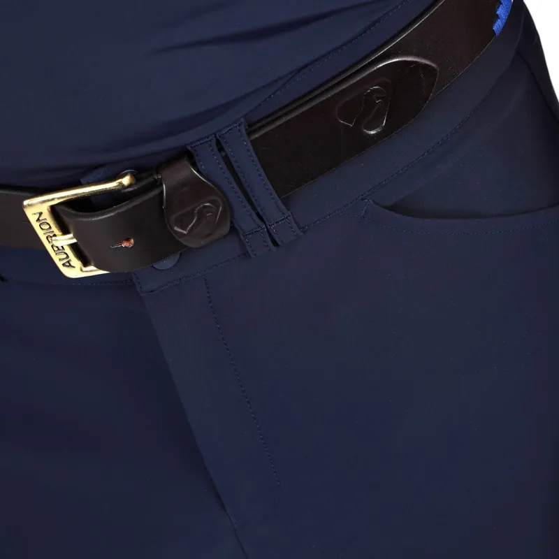 Aubrion Optima MX Knee Grip Mens Breeches - Navy-5