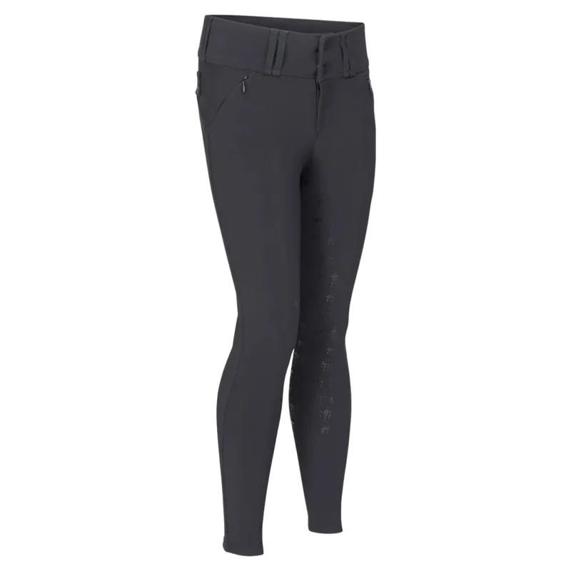Aubrion Optima MX Young Rider Full Grip Breeches - Black