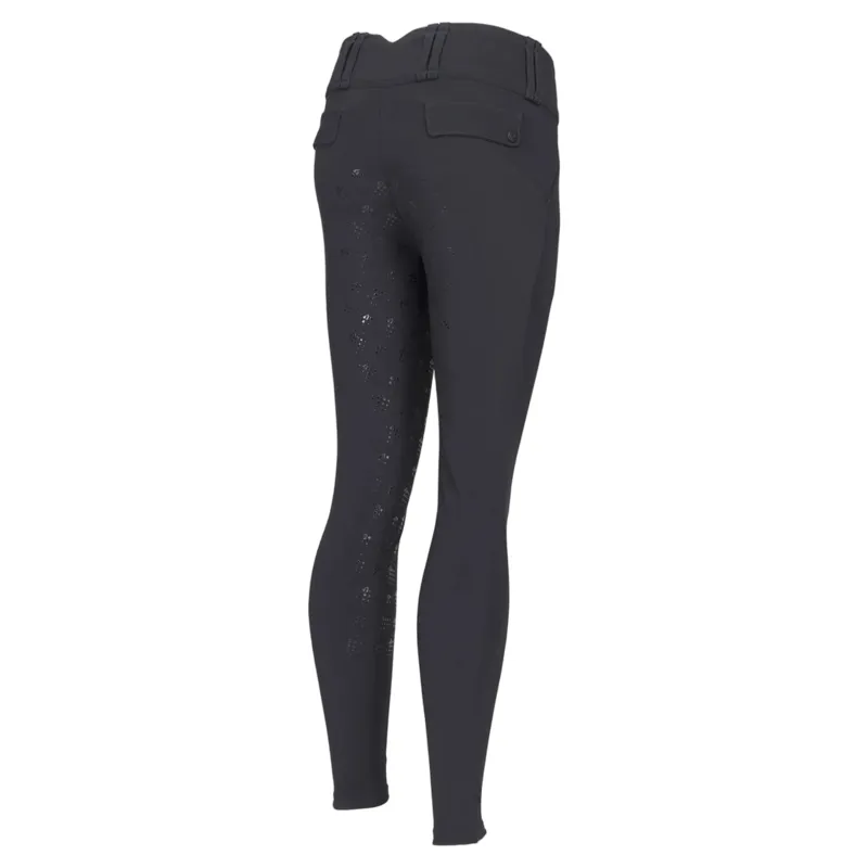 Aubrion Optima MX Young Rider Full Grip Breeches - Black-1