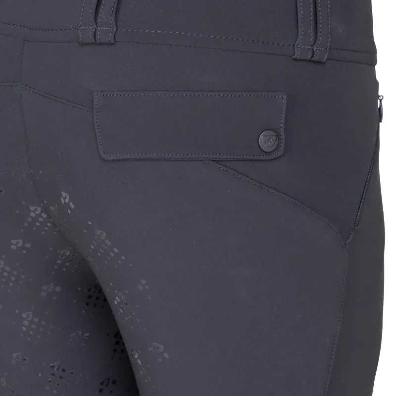 Aubrion Optima MX Young Rider Full Grip Breeches - Black-4