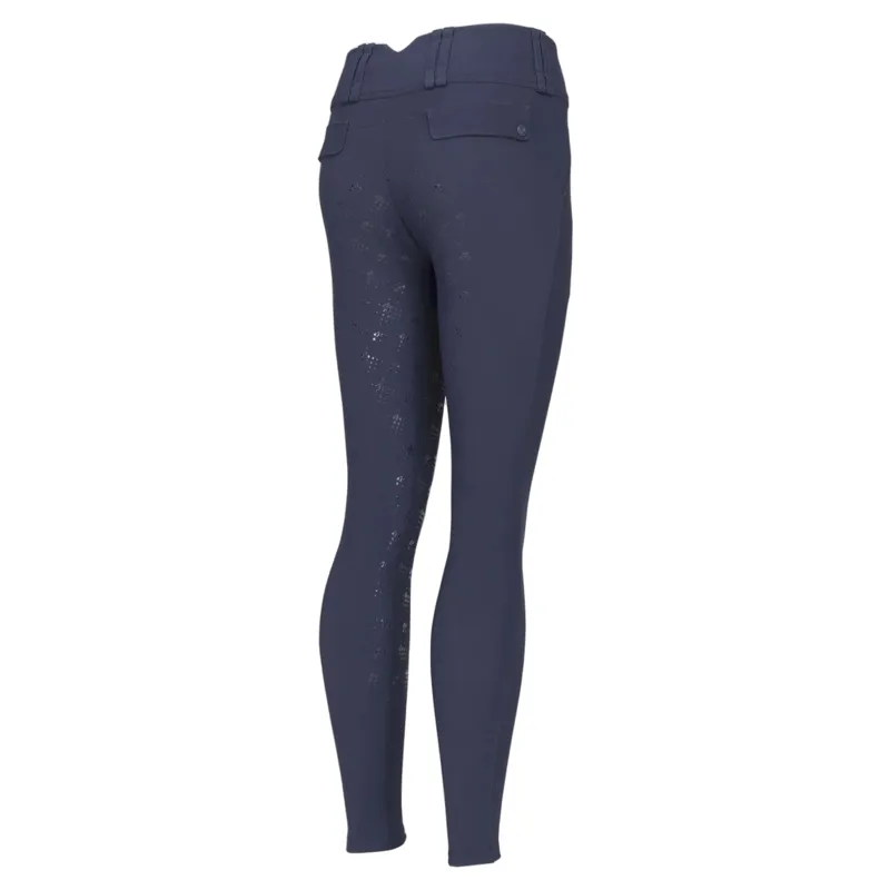 Aubrion Optima MX Young Rider Full Grip Breeches - Navy-1